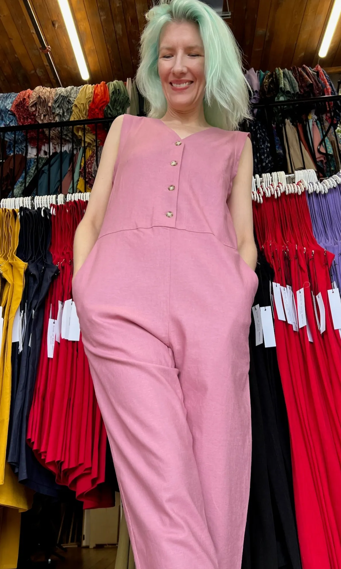 Myna Jumsuit - Smoky Rose