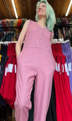 Myna Jumsuit - Smoky Rose