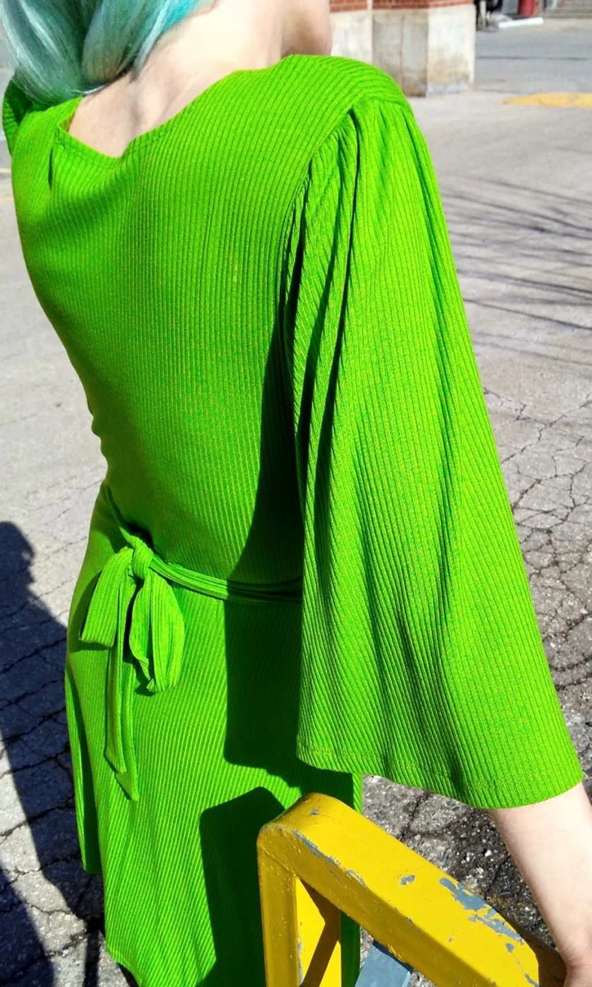 Palmcreeper Dress - Lime