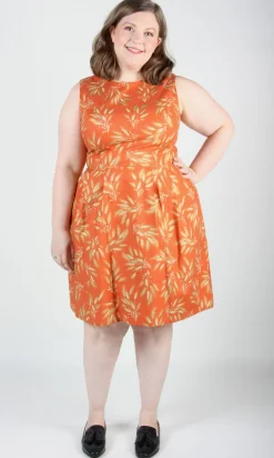Peafowl Dress - Autumn Wheat