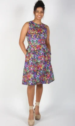 Peafowl Dress - Flowerburst