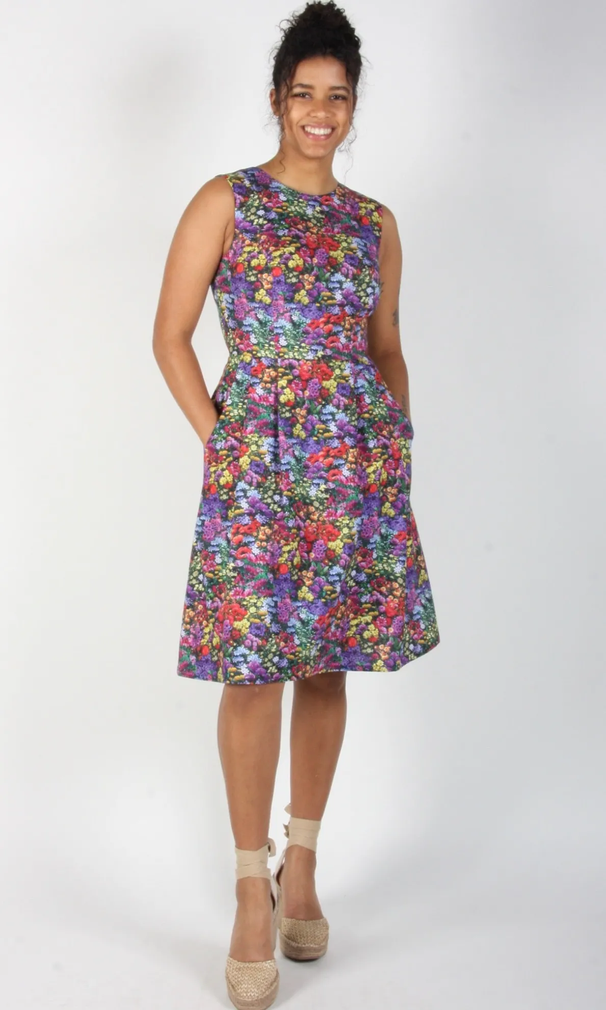 Peafowl Dress - Flowerburst