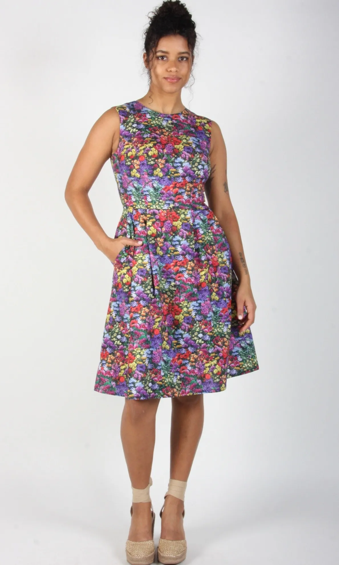Peafowl Dress - Flowerburst