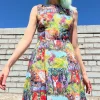 Peafowl Dress - Hedgerow
