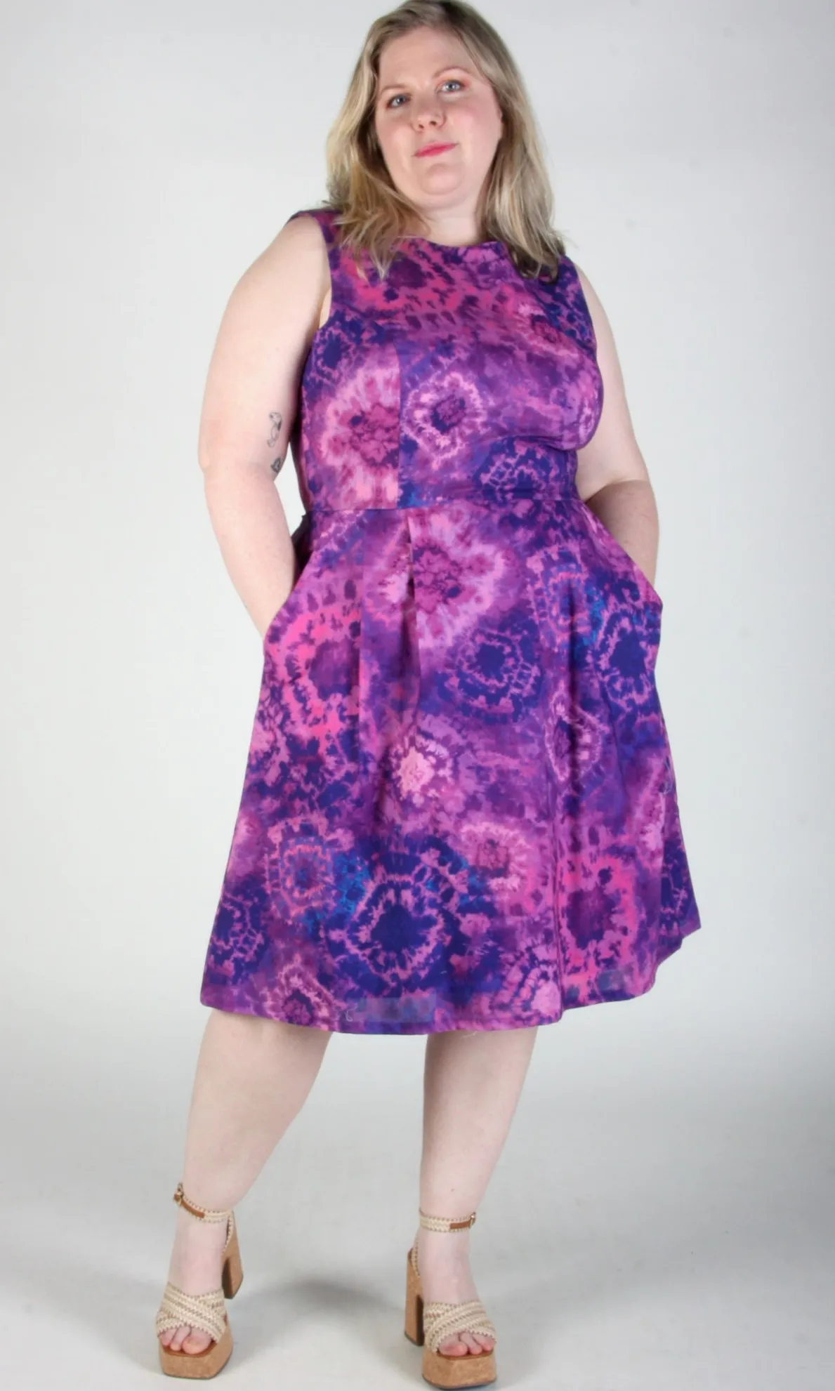 Peafowl Dress - McGurple