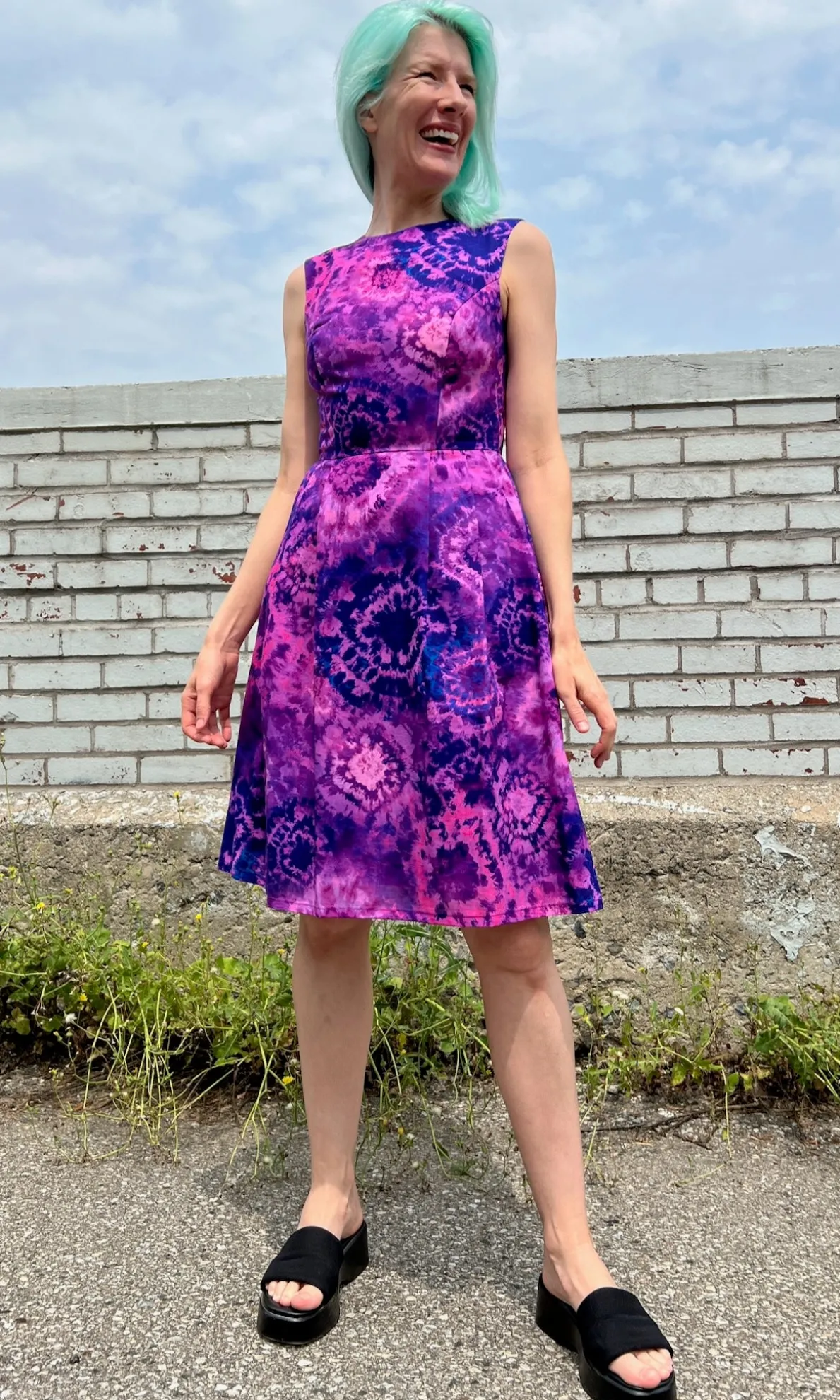 Peafowl Dress - McGurple