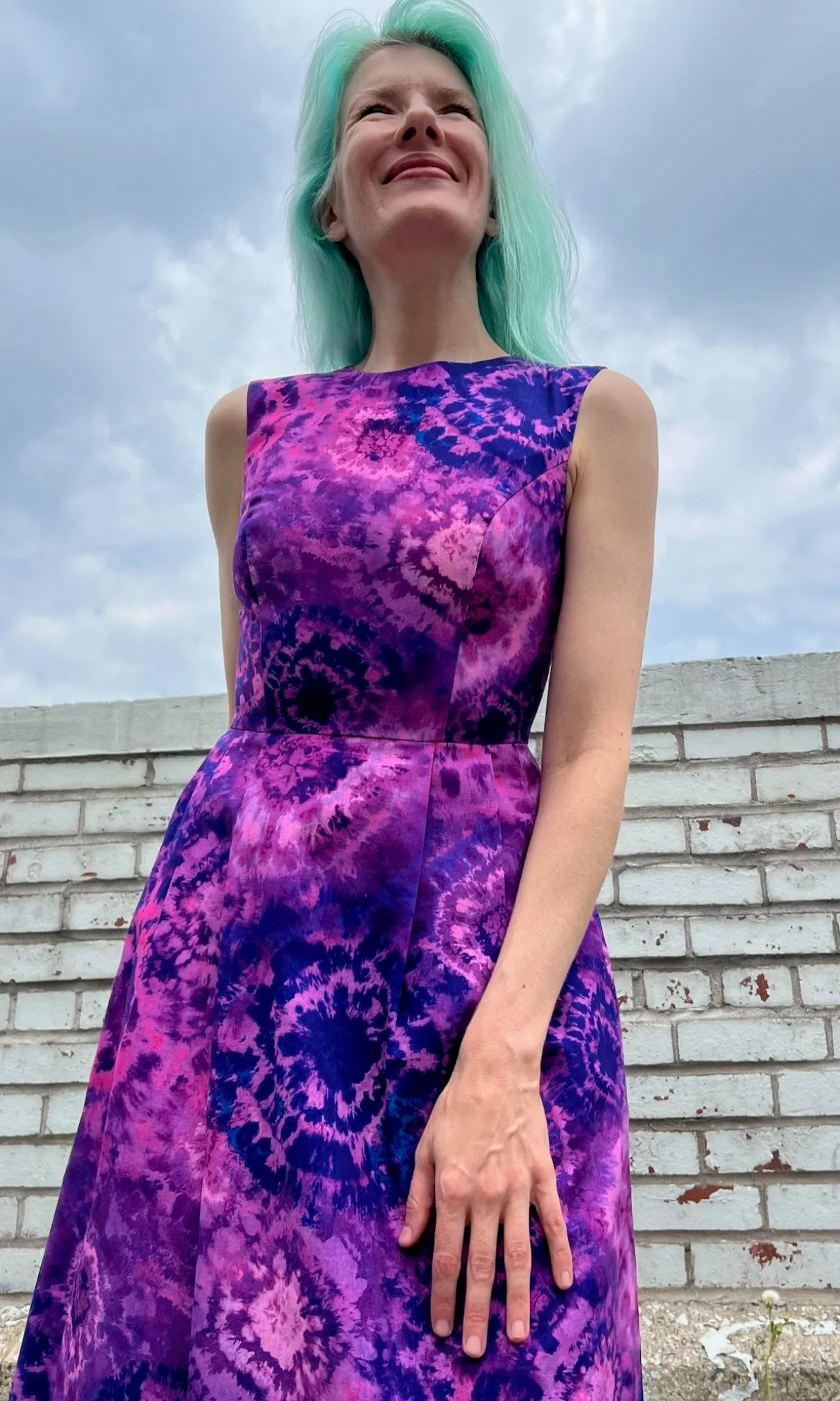 Peafowl Dress - McGurple