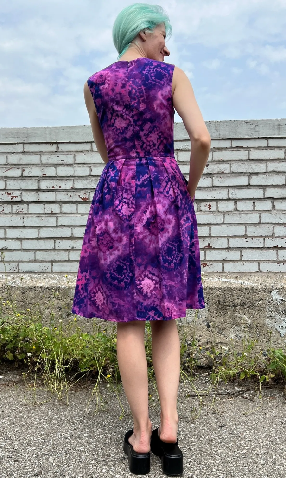 Peafowl Dress - McGurple