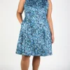 Peafowl Dress - Night Rain