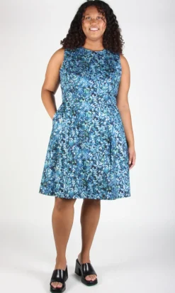 Peafowl Dress - Night Rain