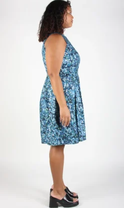 Peafowl Dress - Night Rain