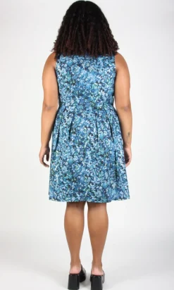 Peafowl Dress - Night Rain