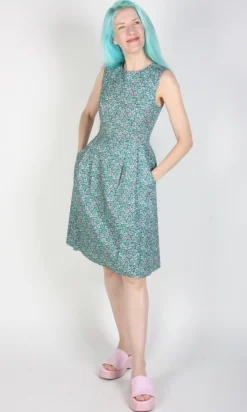 Peafowl Dress - Strawberry Blossom