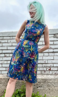 Peafowl Dress - Undersea Gardens