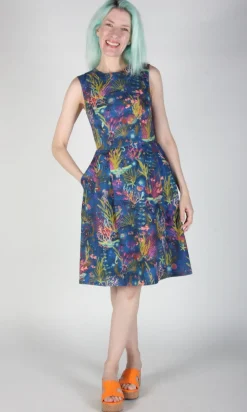 Peafowl Dress - Undersea Gardens