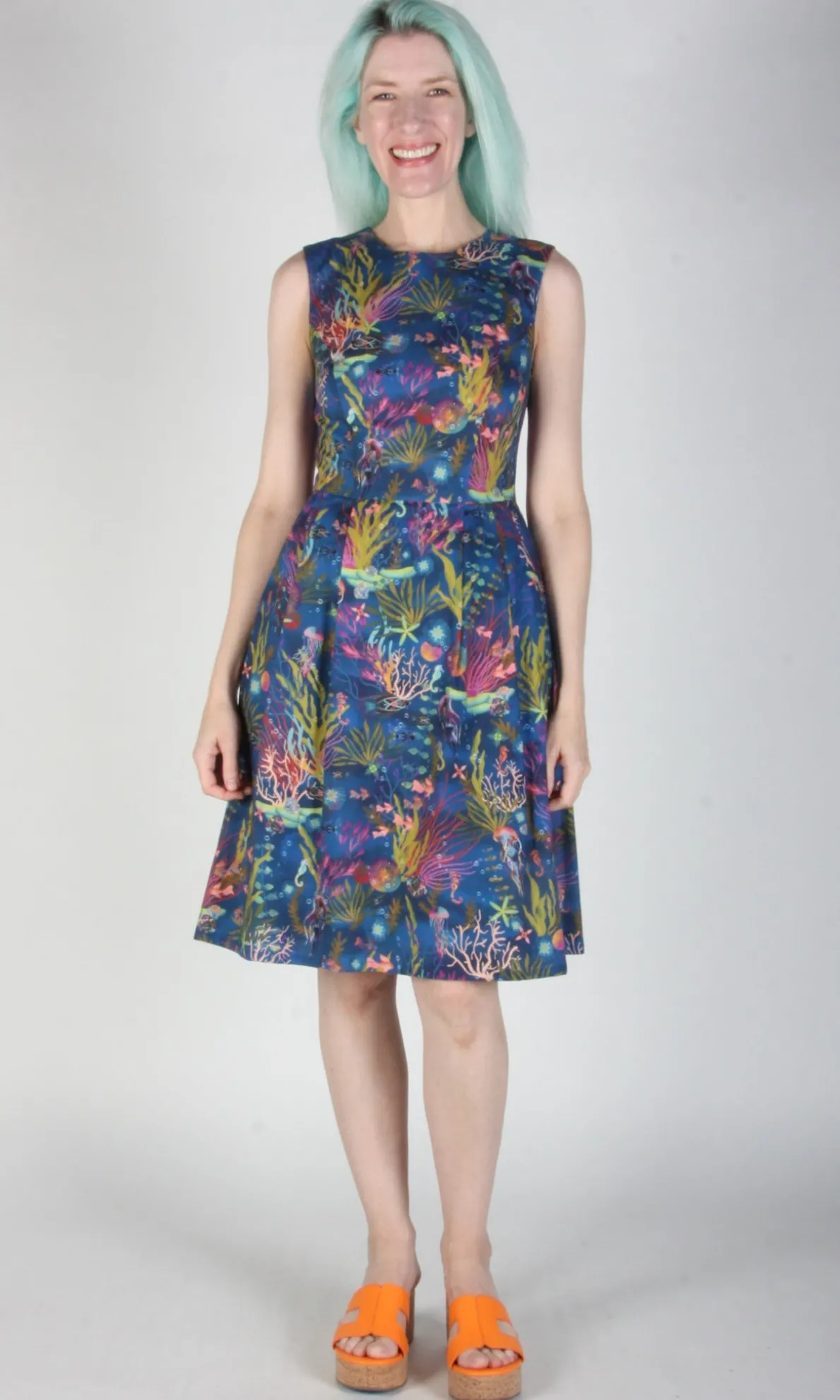 Peafowl Dress - Undersea Gardens