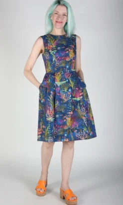 Peafowl Dress - Undersea Gardens