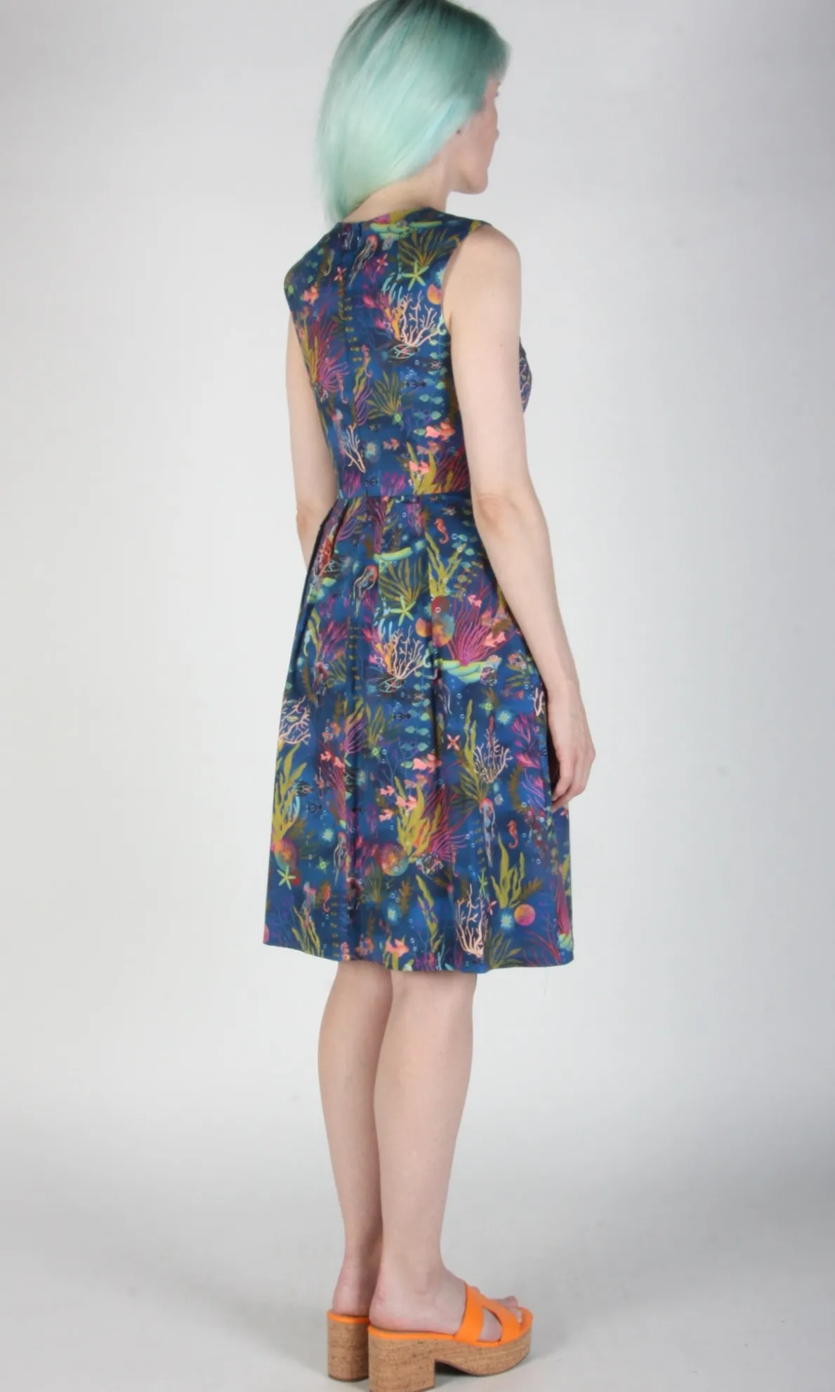 Peafowl Dress - Undersea Gardens