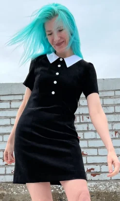 Peep Dress - Black