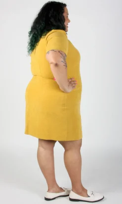Peep Dress - Dandelion