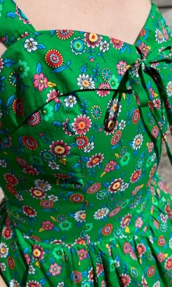 Prinia Dress - Straw Flower