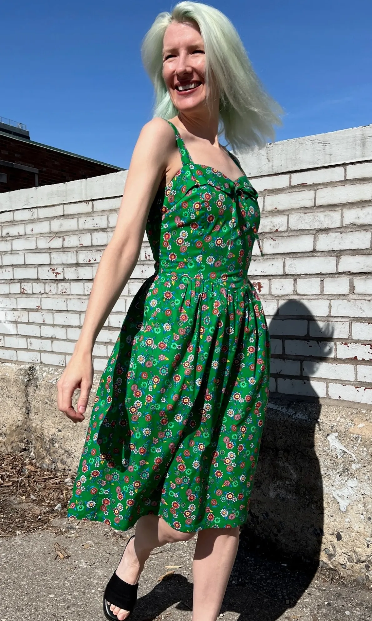Prinia Dress - Straw Flower