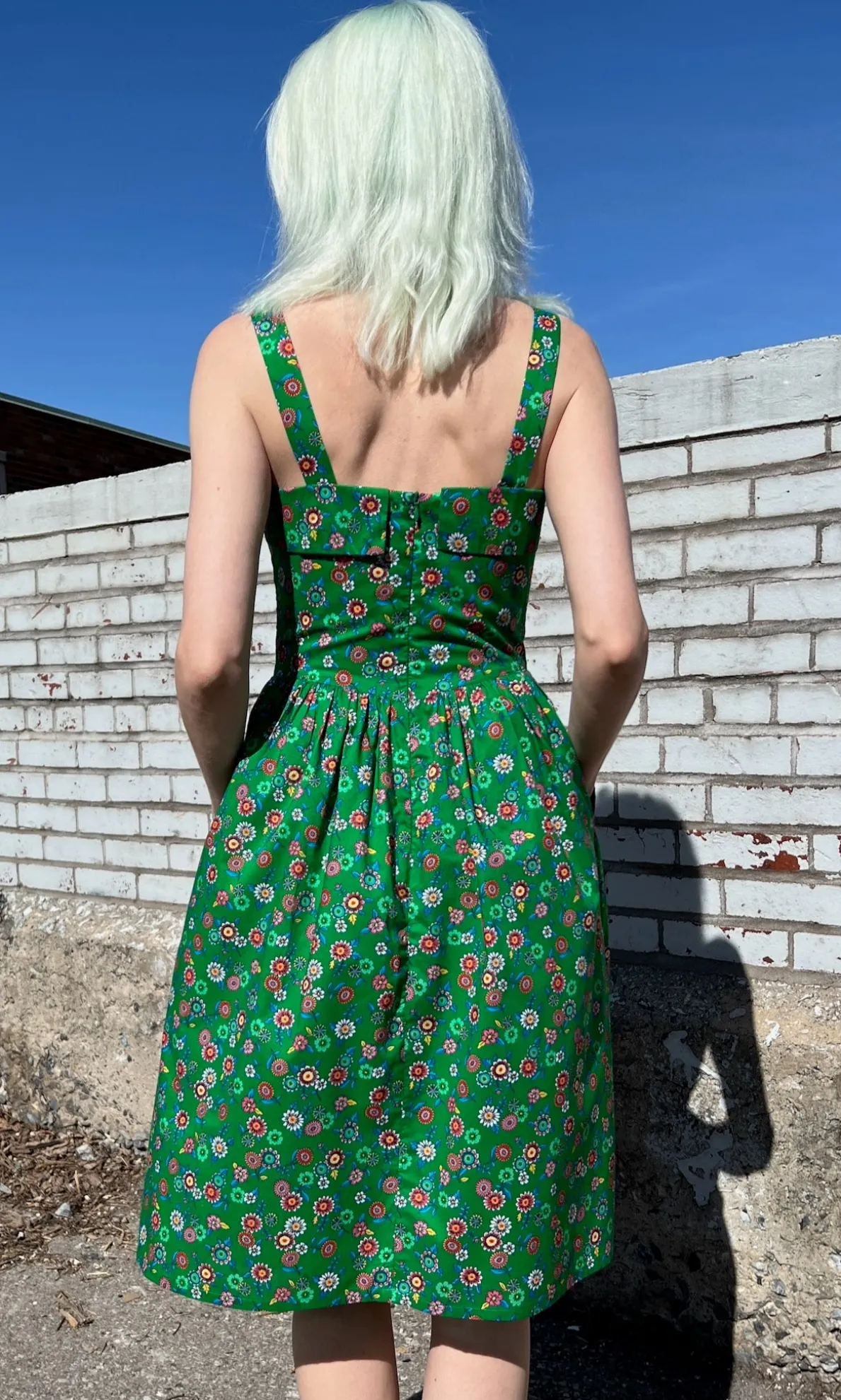 Prinia Dress - Straw Flower