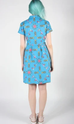 Ptarmigan Dress - Blue Pineapple Party