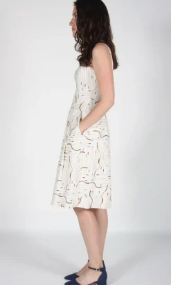 Purpletuft Dress - Ivory Archery
