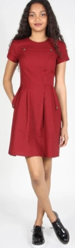 RN907 - 14 - Accentor Dress - Red