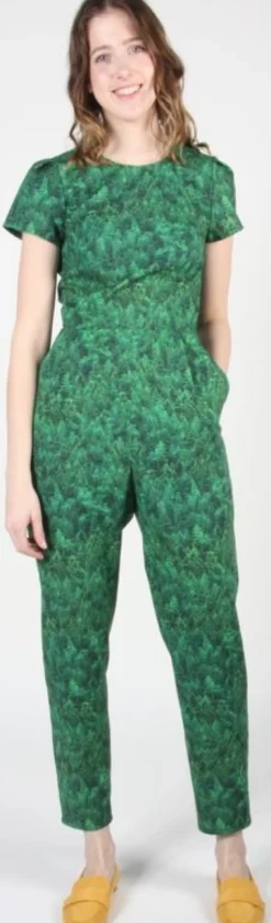 RN813 - 2 - Auk Jumpsuit - Evergreen