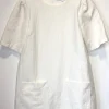 RN678 - 4 - Bishop Dress - Ecru