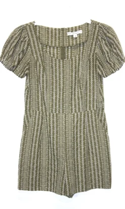 RN847 - 10 - Bufflehead Romper - Sage Eyelet