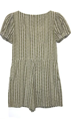 RN847 - 10 - Bufflehead Romper - Sage Eyelet