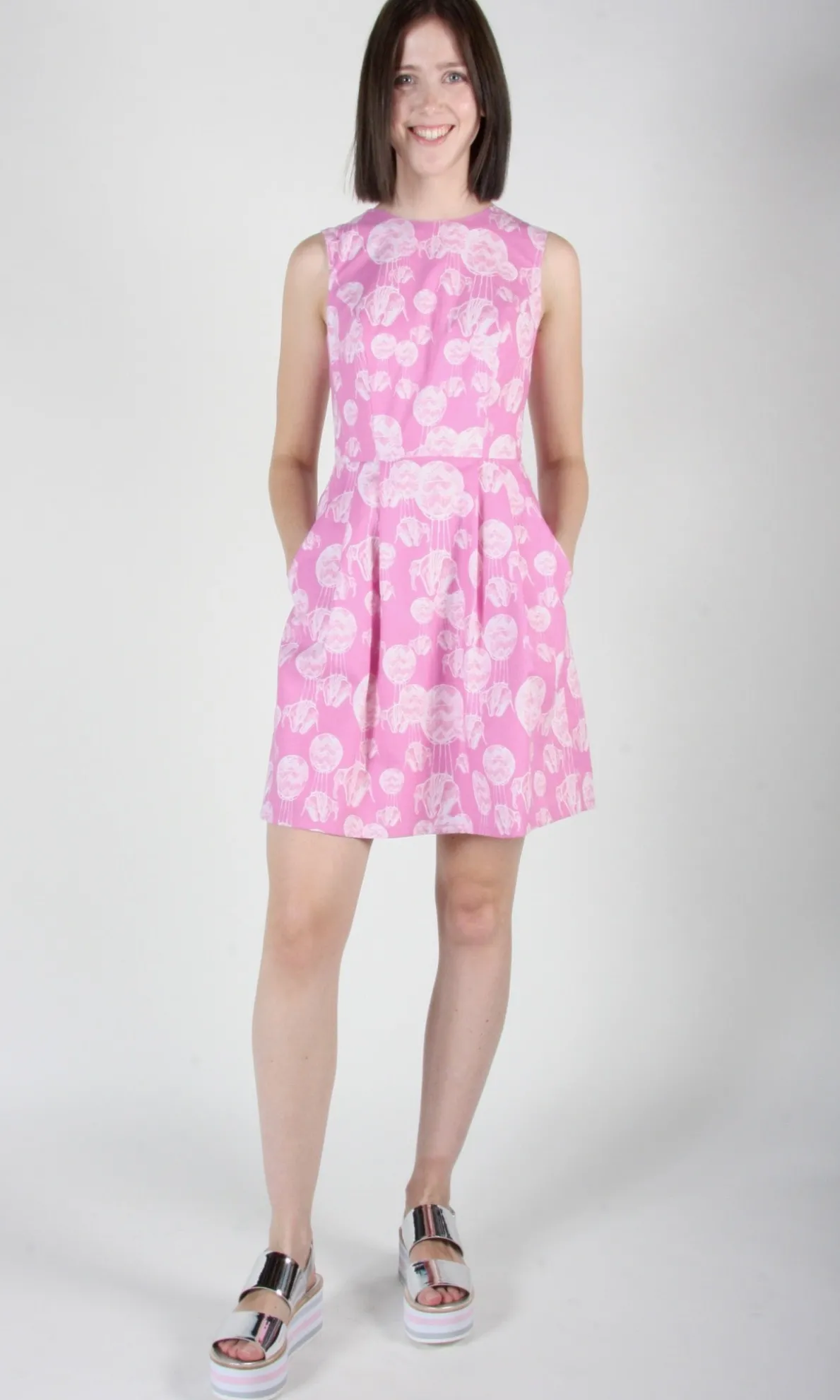 RN622 - 8 - Bulbul Dress - Pink Pachyderm