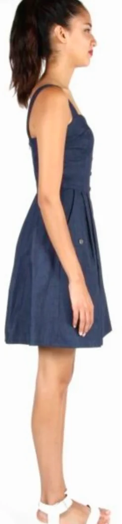 RN761 - 14 - Chlorophonia Dress - Dark Wash