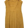 RN740 - 8 - Courlis Dress - Ochre Stripes