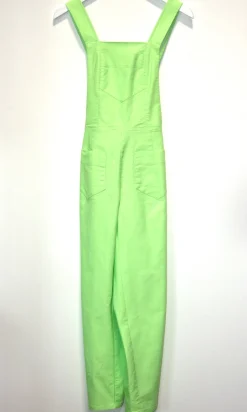 RN161 - 4 - Currawong Overalls - Neon Lime