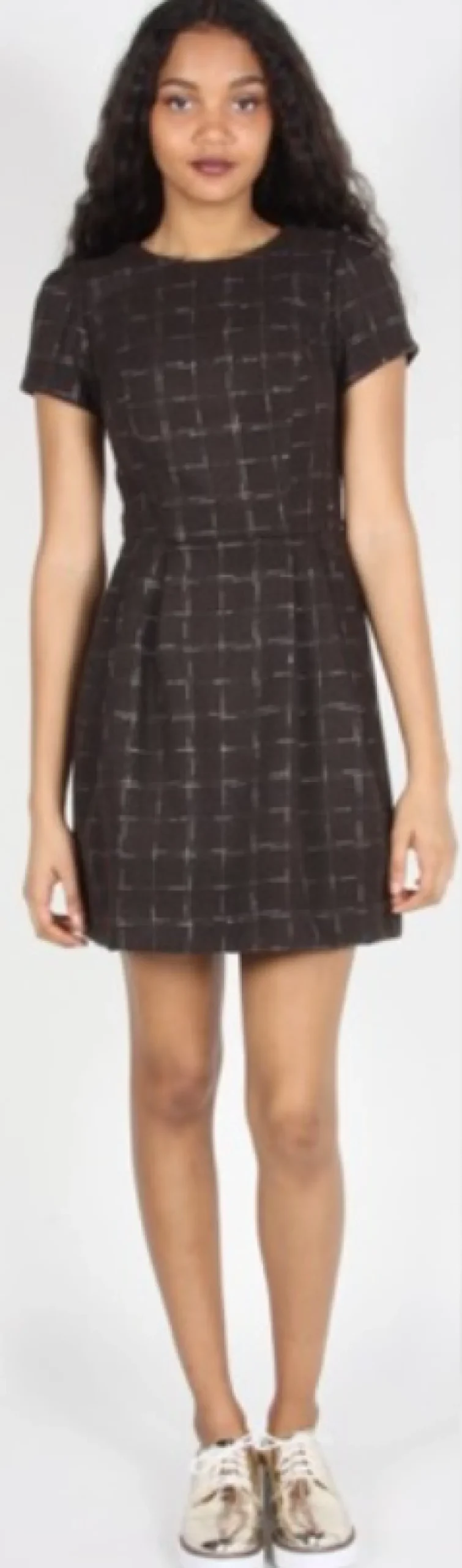 RN590 - 2 - Drongo Dress - Brown