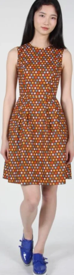 RN765 - 16 - Eagle Dress - Navy and White