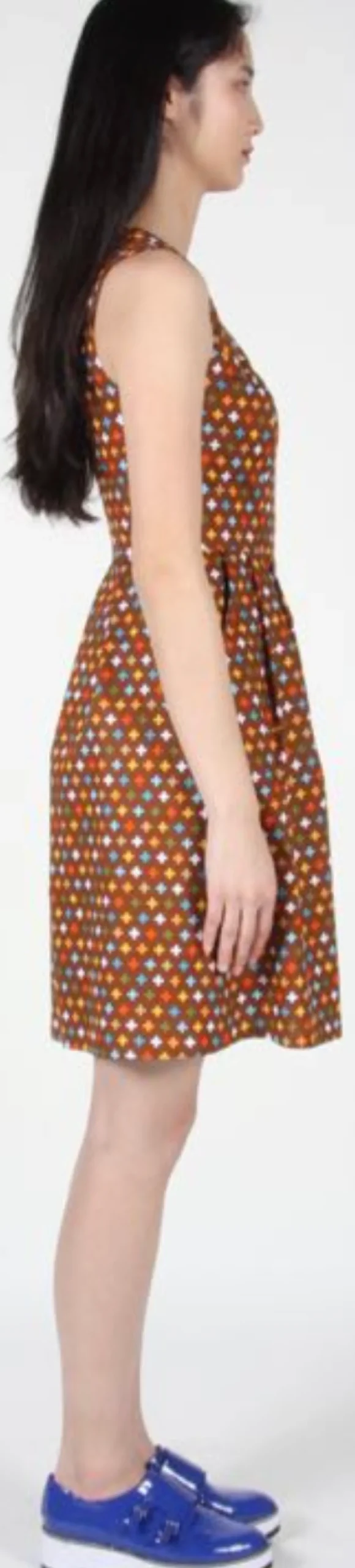 RN765 - 16 - Eagle Dress - Navy and White