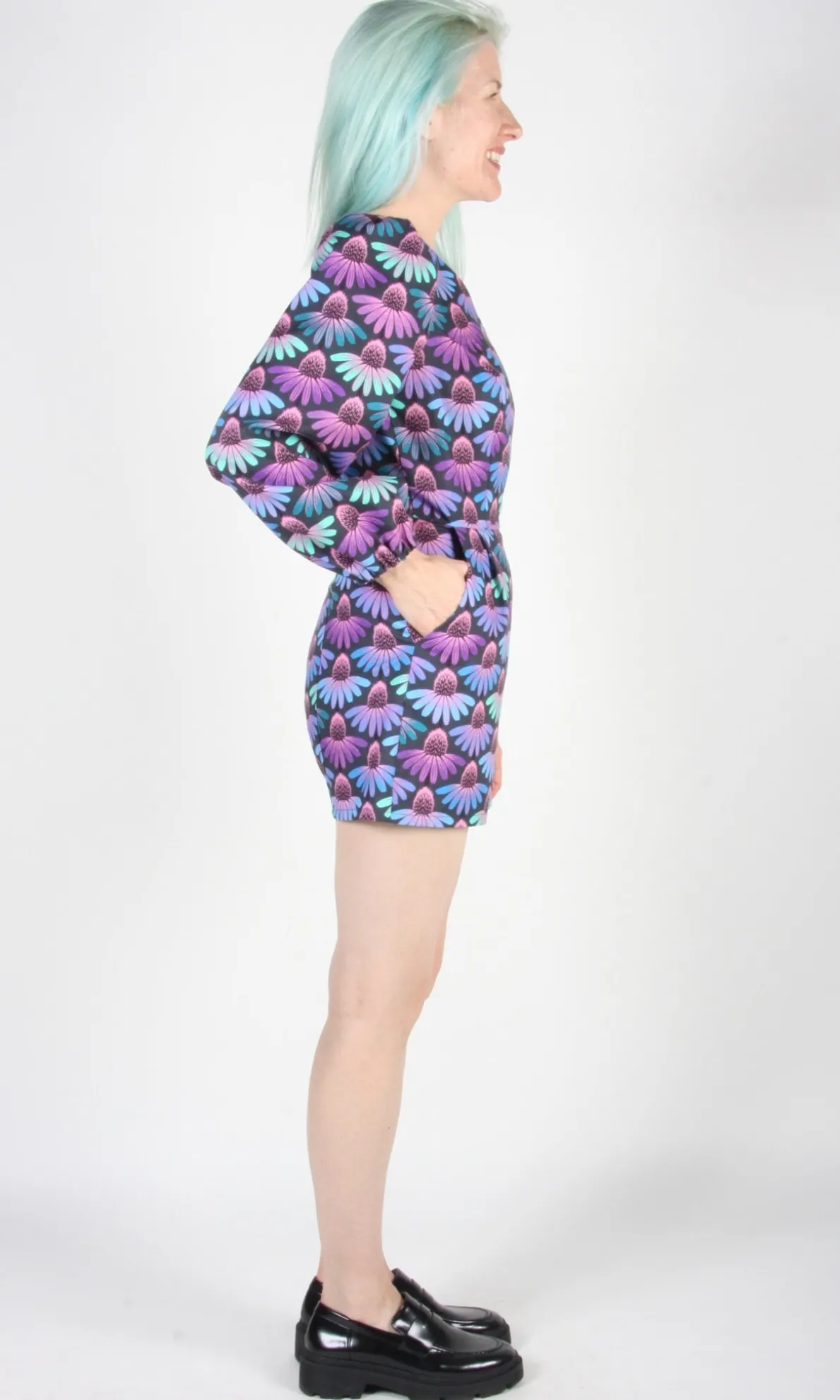 RN858 - 2 - Eave Swallow Romper - Echinacea