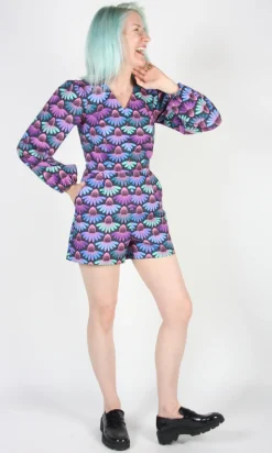 RN858 - 2 - Eave Swallow Romper - Echinacea