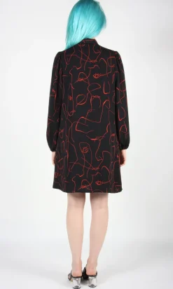 RN737 - 6 - Emu Dress - Faces