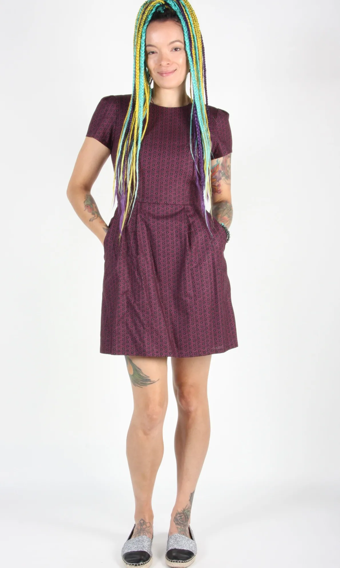 RN968 - 86 - Engoulevent Dress - Shadow Plum