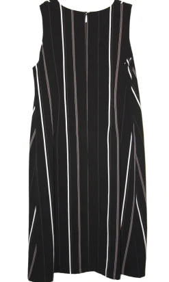 RN744 - 10 - Fulmar Dress - Black Stripes