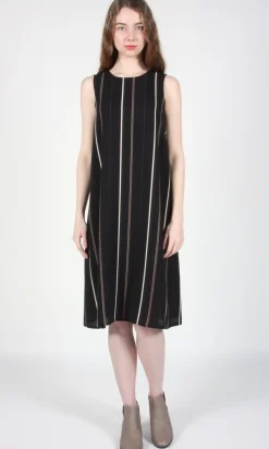 RN - 4 - Fulmar Dress - Black Stripes