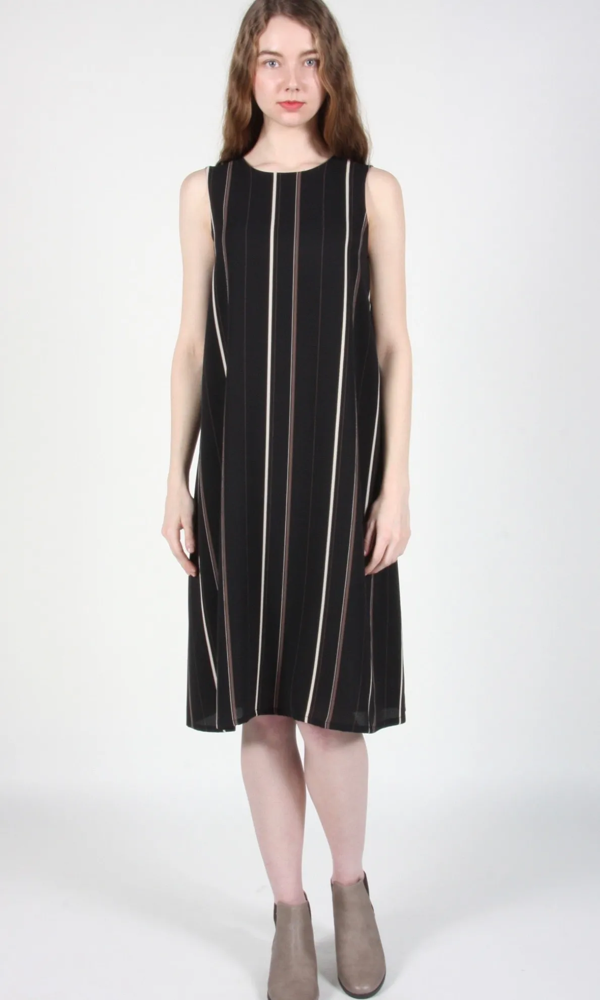 RN - 4 - Fulmar Dress - Black Stripes
