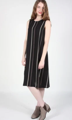RN - 4 - Fulmar Dress - Black Stripes