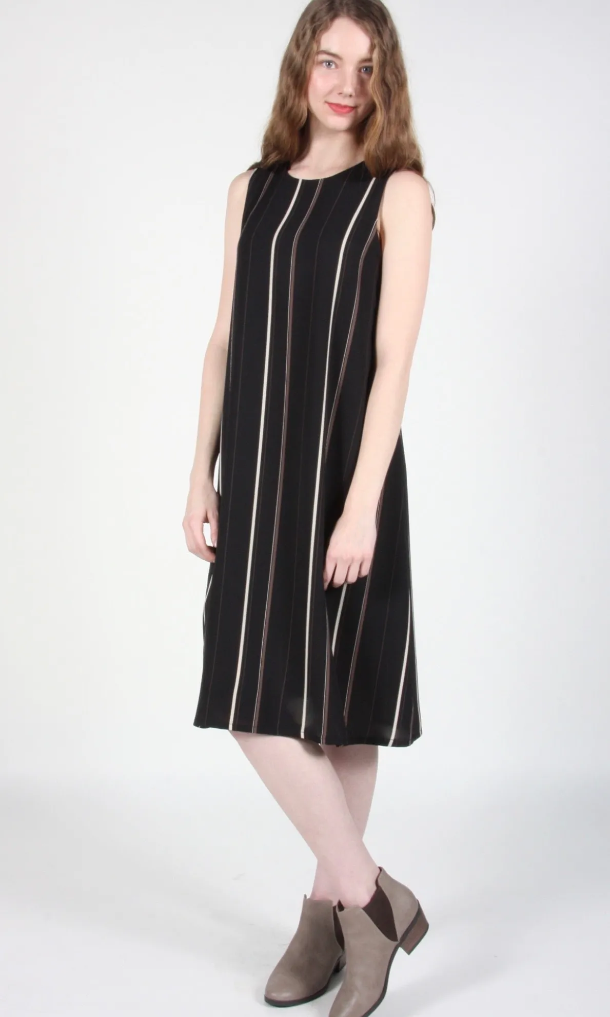 RN - 4 - Fulmar Dress - Black Stripes
